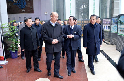 【陜鼓集團(tuán)】陜西省委副書記、省長、省政府黨組書記劉國中一行蒞臨陜鼓視察指導(dǎo)工作